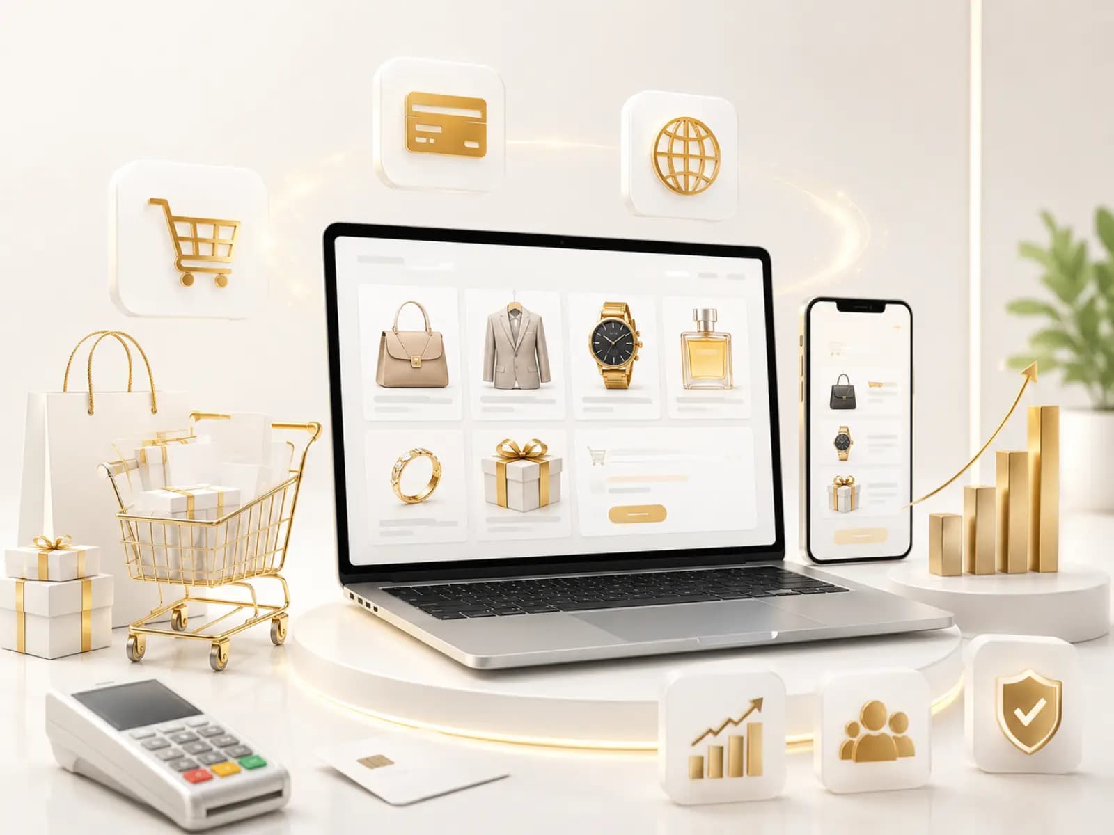 Aperçu du service Boutique en ligne sur mesure par FreshMarkom
