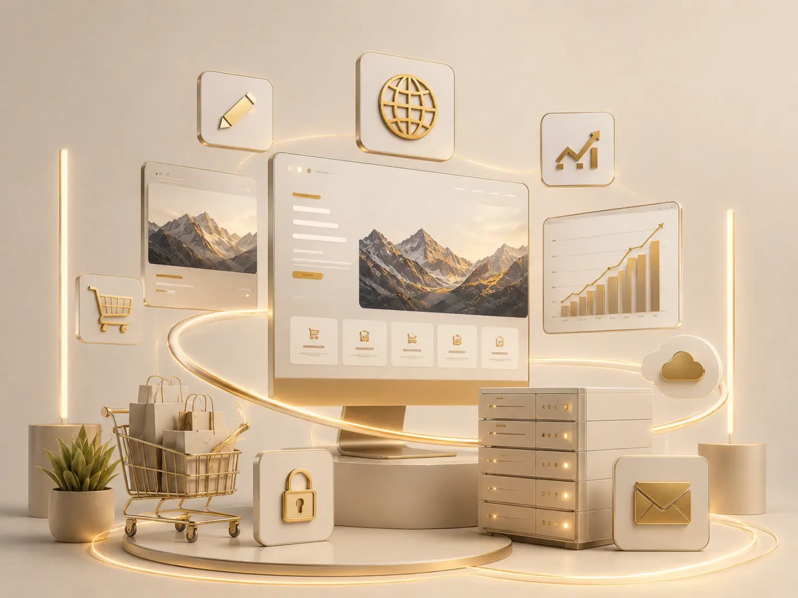Aperçu du service Site Vitrine sur mesure par FreshMarkom